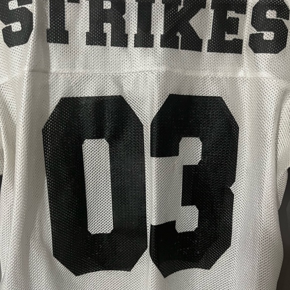 Empyre Women's White Mesh Jersey “strikes 03” - Picture 5 of 6